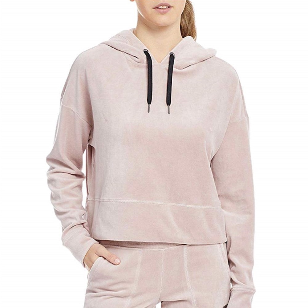 NWT - Calvin Klein Velour Cropped Sweatshirt
